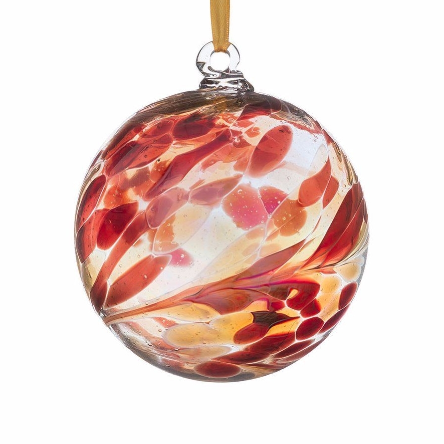 Birthstone Ball 10cm January garnet