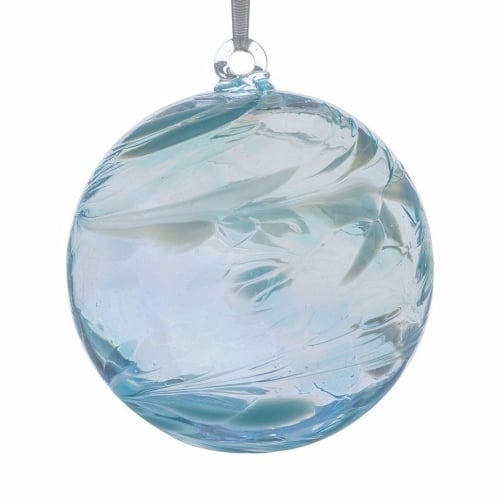 Birthstone Ball 10cm March aquamarine