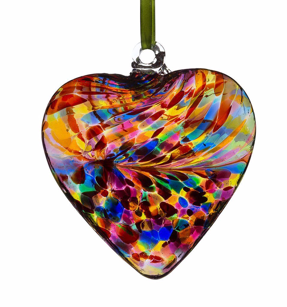 Friendship Heart 8cm multi colour