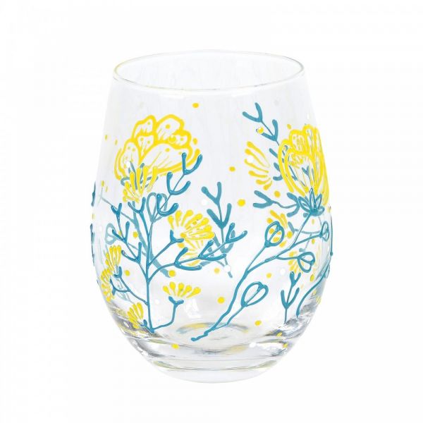 SMALL FLORAL GLASS (BOXED)