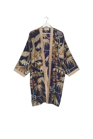 COLLAR KIMONO BAMBOO INDIGO