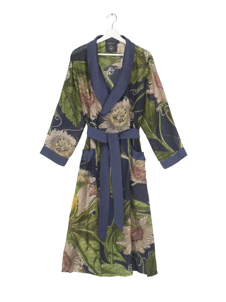 GOWN KEW PASSION FLOWER BLUE