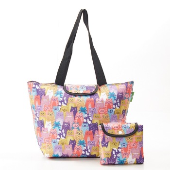 FOLDABLE WEEKEND BAG - F10 MULTIPLE STACKING CATS