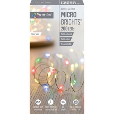 200 MICROBRIGHT LIGHTS MULTICOLOUR - LB151211M