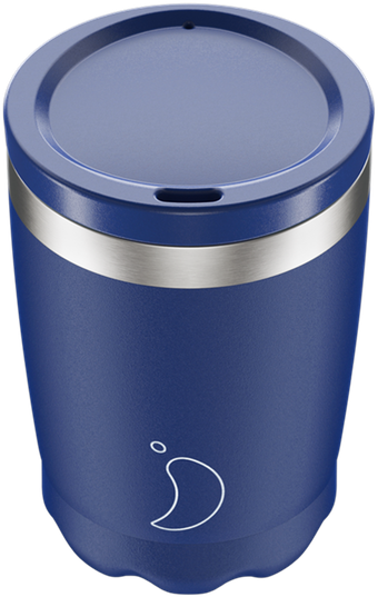 CHILLY'S COFFEE CUP 340ML MATTE BLUE
