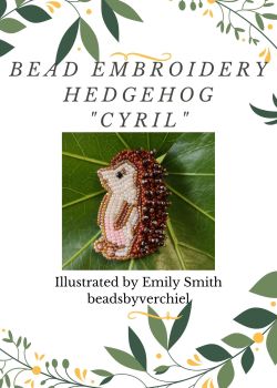 Bead embroidery Hedgehog "Cyril"  kit