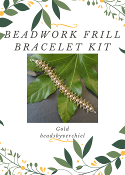 Gold Beadwork Bracelet Kit