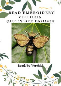 Bead embroidery Queen Bee  "Queen Victoria"  kit