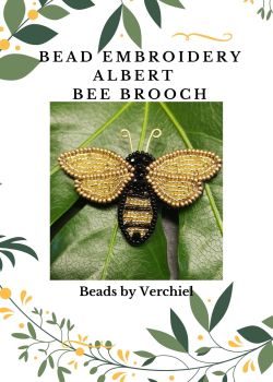 Bead embroidery Bee  "Albert"  kit