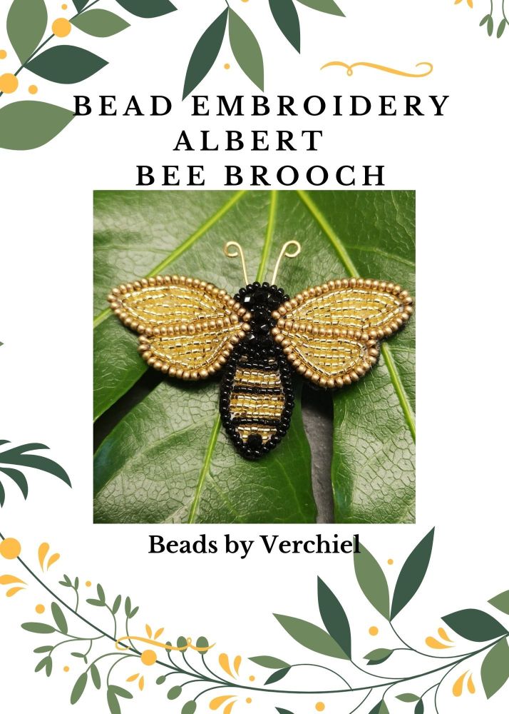<!001->Bead embroidery Bee  