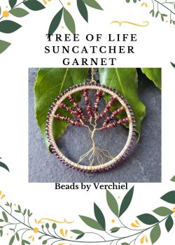  Garnet Tree of Life Suncatcher kit