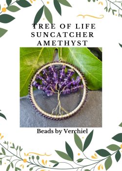  Amethyst Tree of Life Suncatcher kit