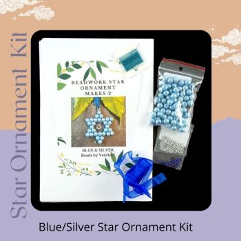 Star Ornament Kit - Blue/Silver