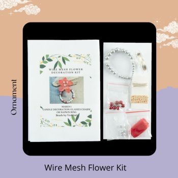 Wire Mesh Flower Ornament Kit