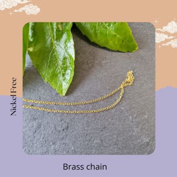 1 Metre Brass chain for jewellery making