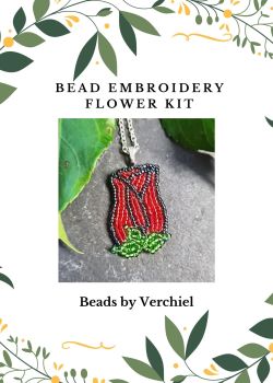 Bead embroidery Flower Kit