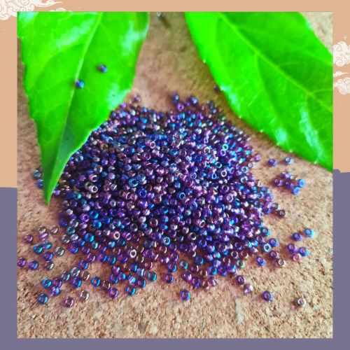 Preciosa Czech size 10 seed beads  -Amethyst Ab