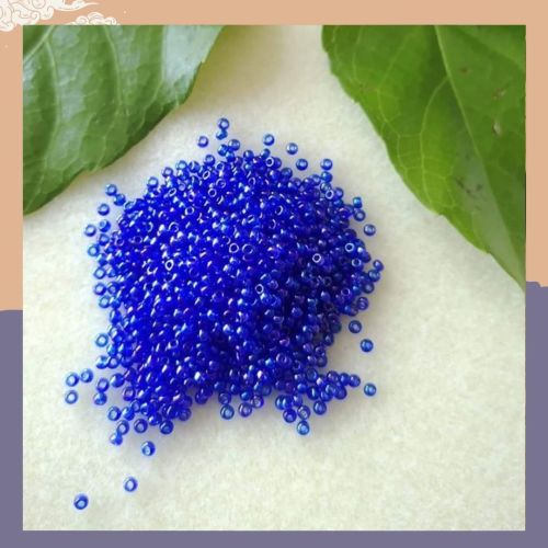 Preciosa Czech size 10 seed beads  -Royal Blue ab