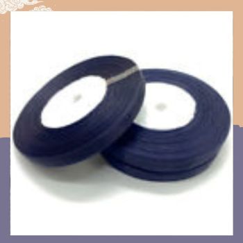 1 Metre Organza Ribbon -Blue 10mm wide
