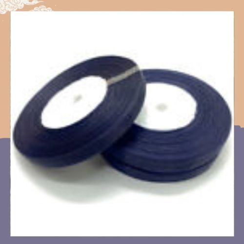 1 Metre Organza Ribbon -Blue10mm wide