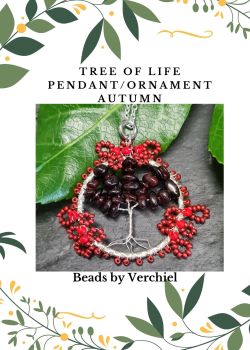  AUTUMN Tree of Life Kit - Garnet gem