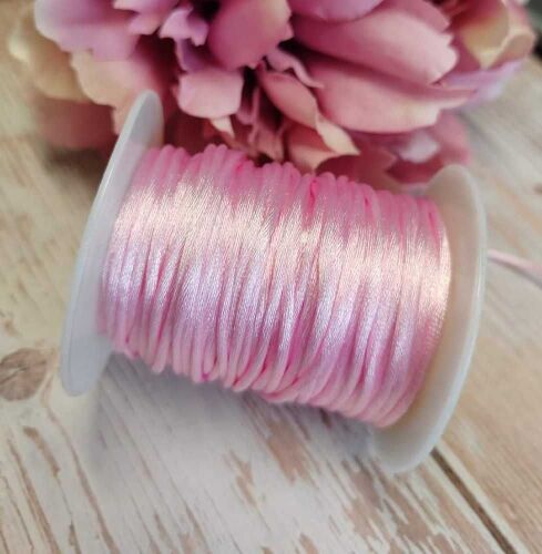 1 Metre Pink Rattail 1.5mm thick