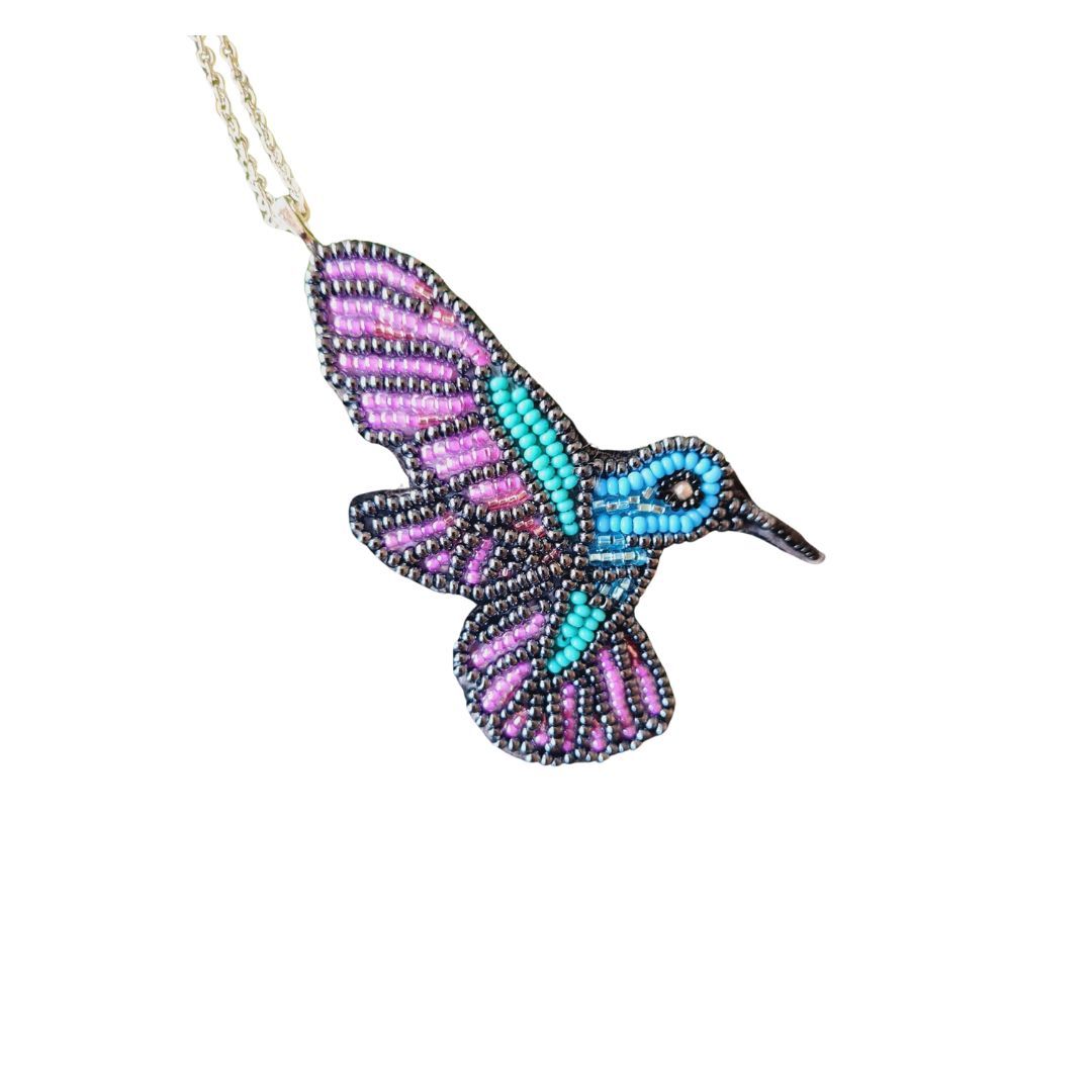 Bead embroidery Hummingbird Pendant/Brooch  kit - Melody