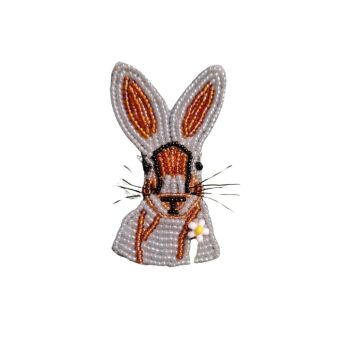 Bead embroidery Kit - Ginger Hare