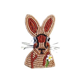 Bead embroidery Kit - Fudge Hare