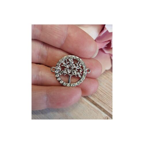 1 x Rhinestone tree of life connector