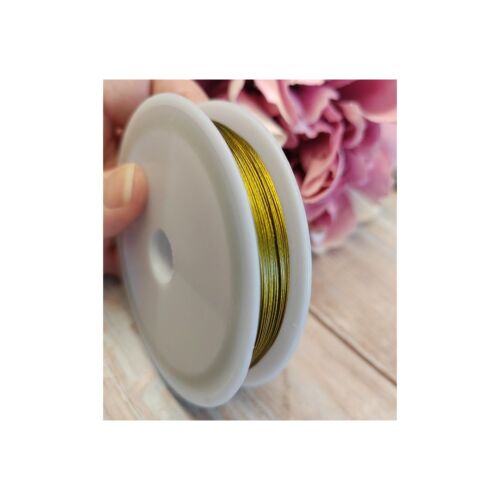 Golden Tigertail beading thread 50 Metre reel .45mm