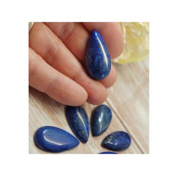 1 x Teardrop Lapis lazuli cabochon