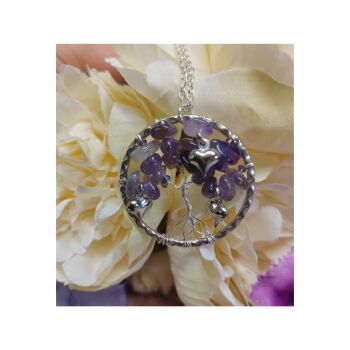  Amethyst Gemstone Tree of Life Kit