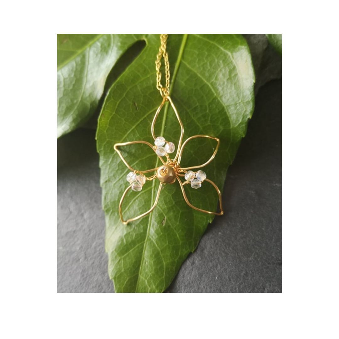Wire Wrapped Orchid Kit - Gold