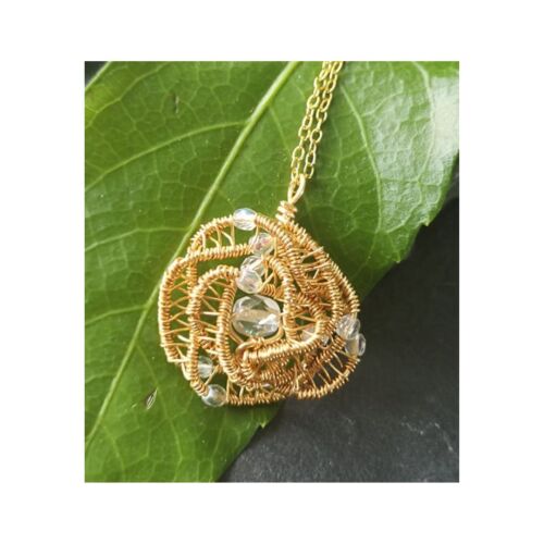 Wire Wrapped Rose Kit - Gold