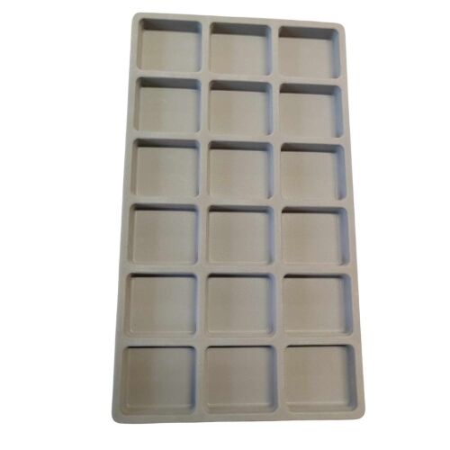 Bead storage organiser 18 slot tray