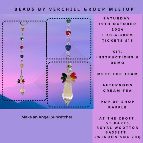 Beads by Verchiel Social meetup Saturday 19th October 1.30pm til 4.30pm