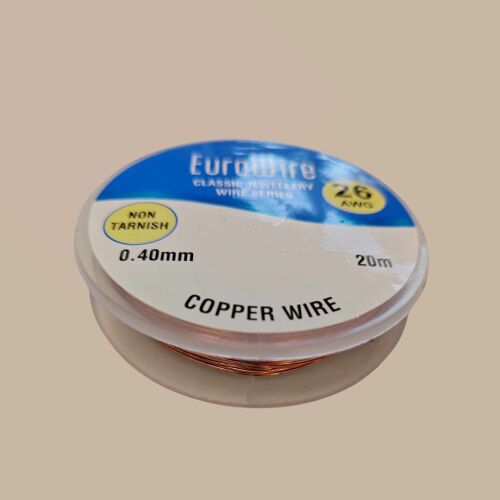 <!002-->.4mm copper wire reel 20 Metres