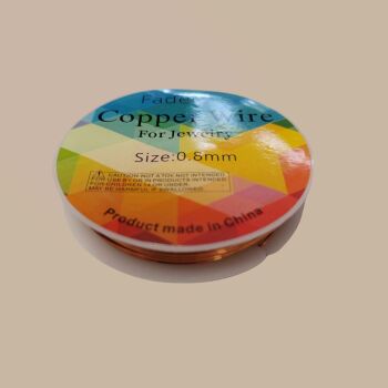  .8mm copper wire reel 3 Metres