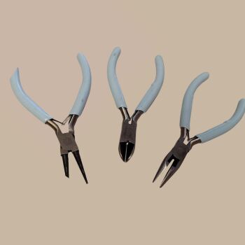 Set of 3 pliers - Blue