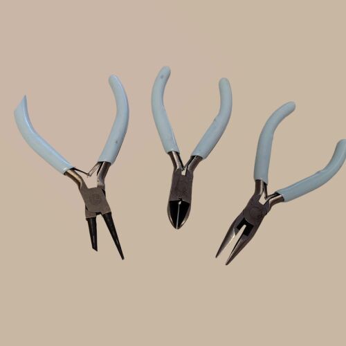 Set of 3 pliers - Blue