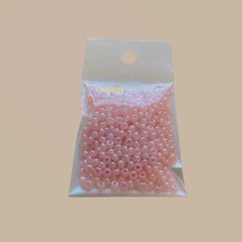  10g Czech size 8 Pink Pearl