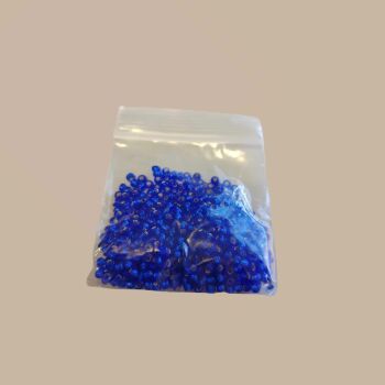  10g Czech size 8 Silver lined royal blue