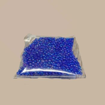   Preciosa Czech size 10 seed beads  - Royal Blue ab