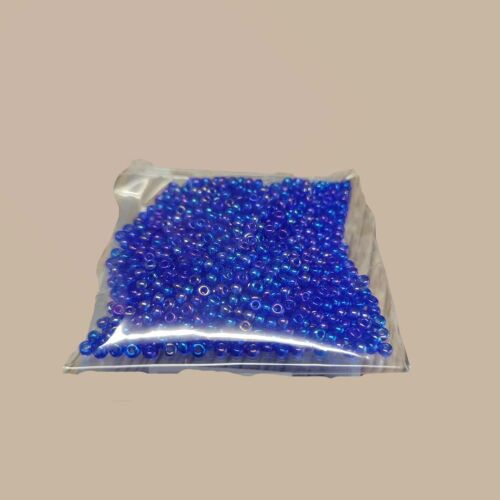 <!-- 002 -->  Preciosa Czech size 10 seed beads  - Royal Blue ab