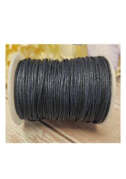 3 Metres Waxed cotton navy blue colour  1mm thick