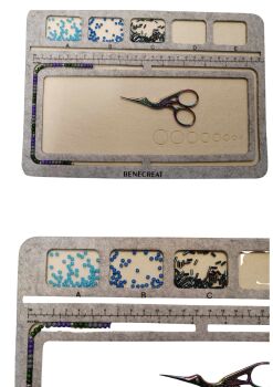 1 x Hardback felt bead mat