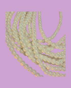 6mm Opalite bead strand 7.25 inches