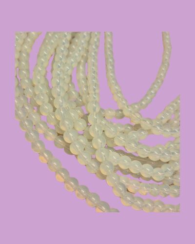 6mm Opalite bead strand 7.25 inches