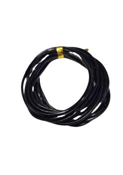 3 Metres 2mm thick black Leather cord